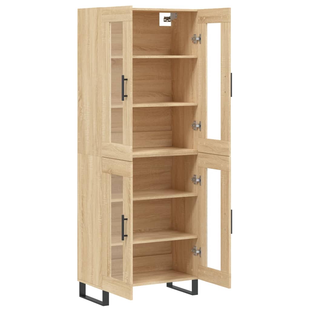 Skåp Sonoma Ek 69,5x34x180 cm