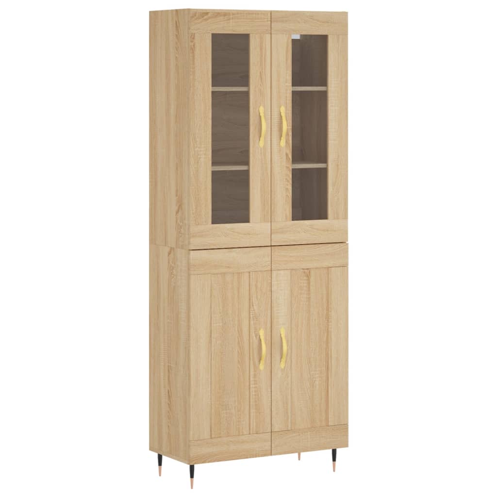 Skåp Sonoma Ek 69,5x34x180 cm
