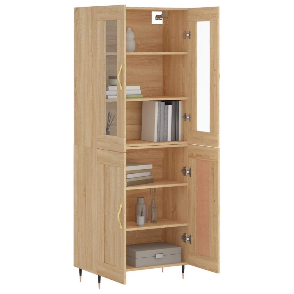 Skåp Sonoma Ek 69,5x34x180 cm