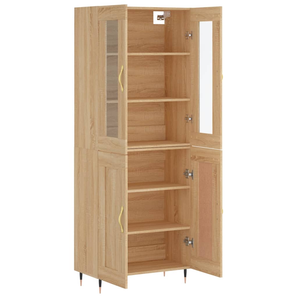 Skåp Sonoma Ek 69,5x34x180 cm