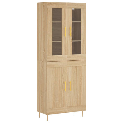 Skåp Sonoma Ek 69,5x34x180 cm