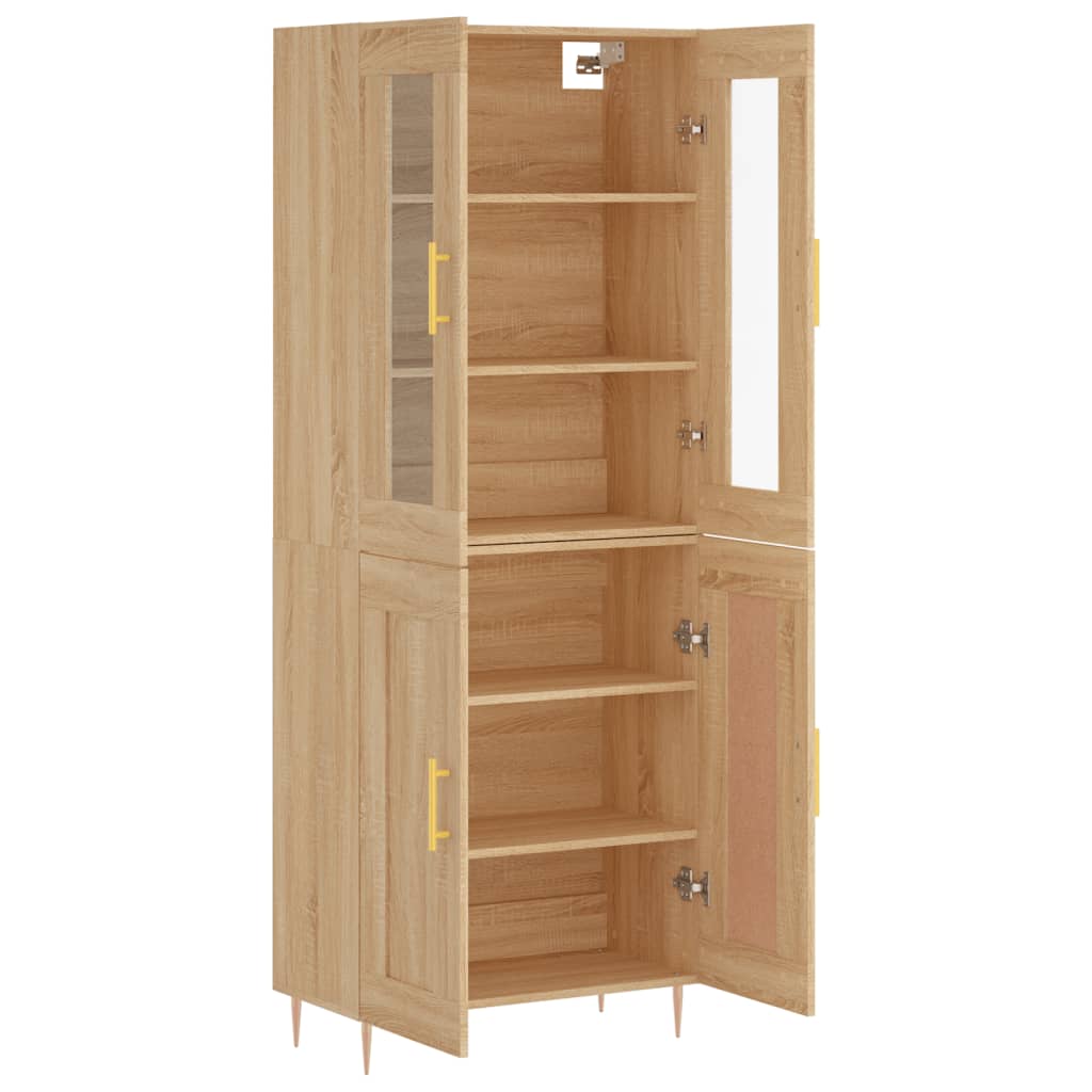 Skåp Sonoma Ek 69,5x34x180 cm