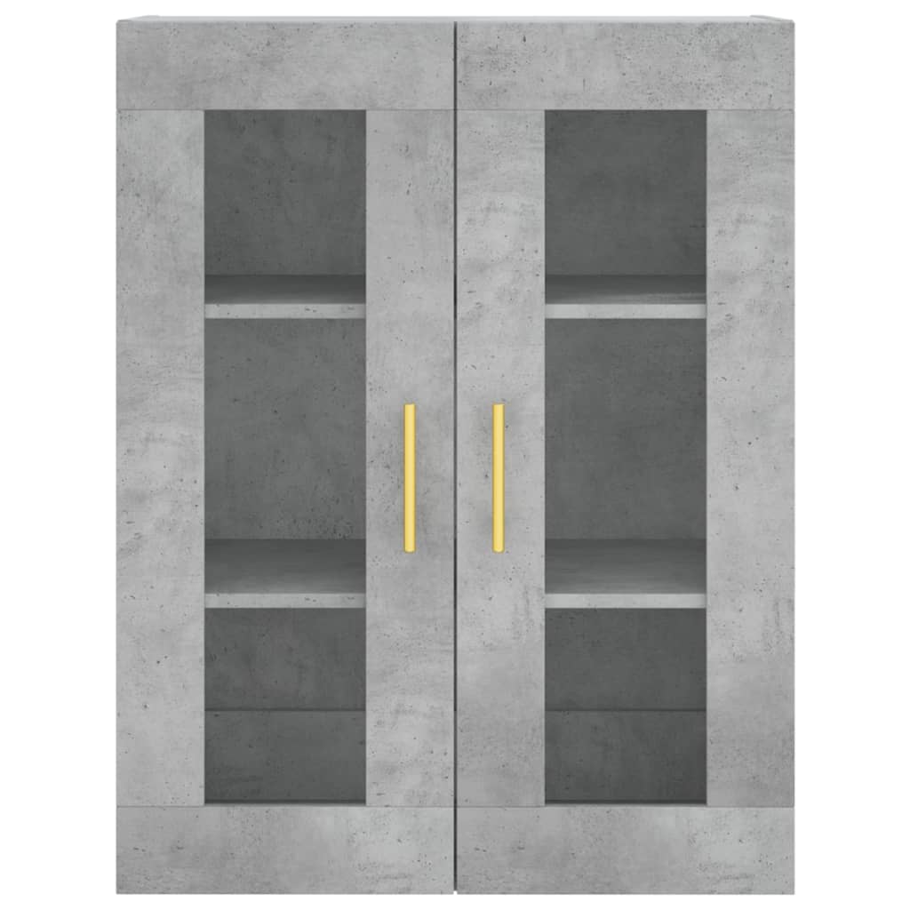 Skåp Betonggrå 69,5x34x180 cm