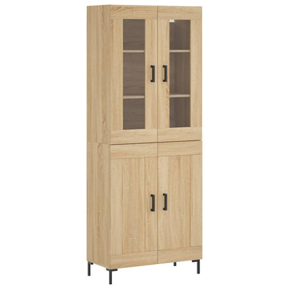Skåp Sonoma Ek 69,5x34x180 cm