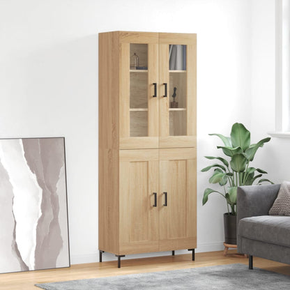 Skåp Sonoma Ek 69,5x34x180 cm
