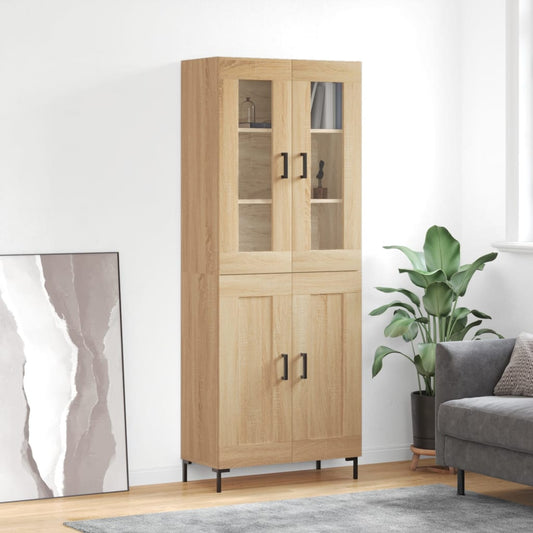Skåp Sonoma Ek 69,5x34x180 cm
