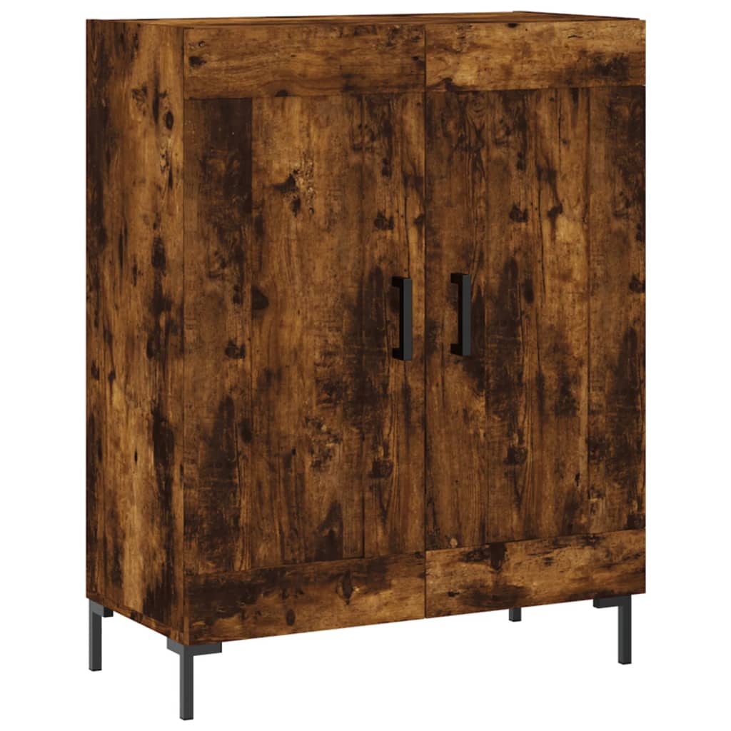 Skåp Rökfärgad Ek 69,5x34x180 cm