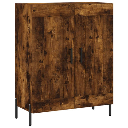 Skåp Rökfärgad Ek 69,5x34x180 cm