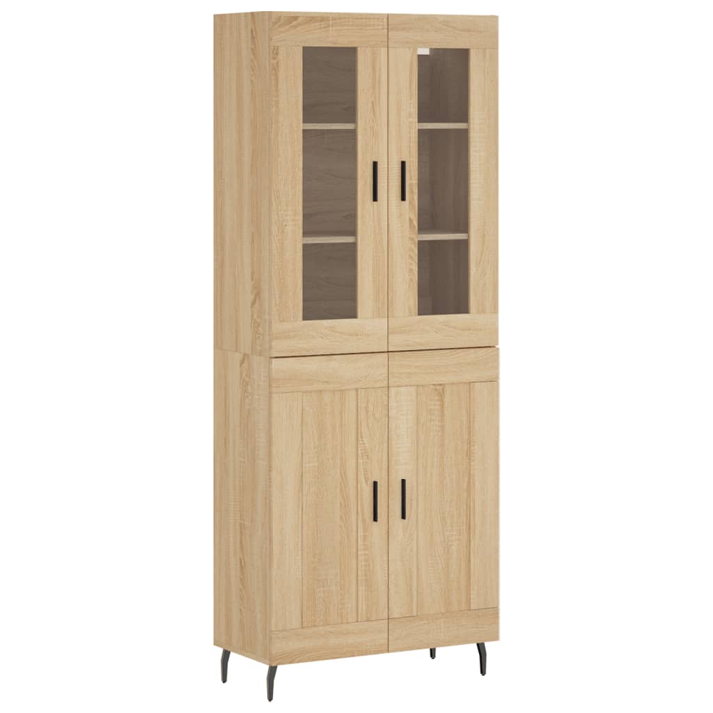Skåp Sonoma Ek 69,5x34x180 cm