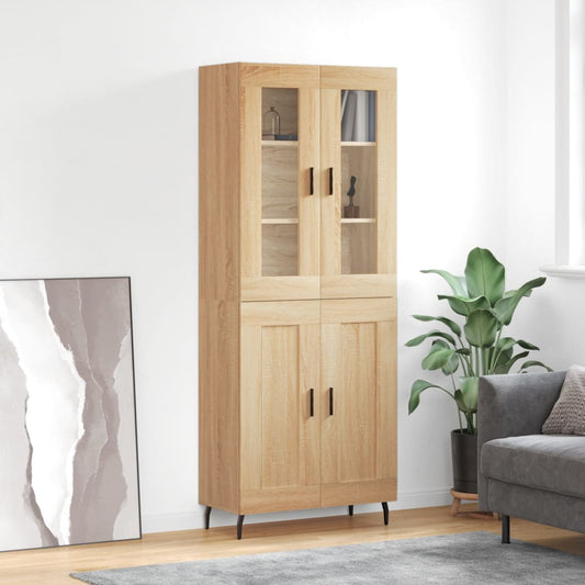 Skåp Sonoma Ek 69,5x34x180 cm