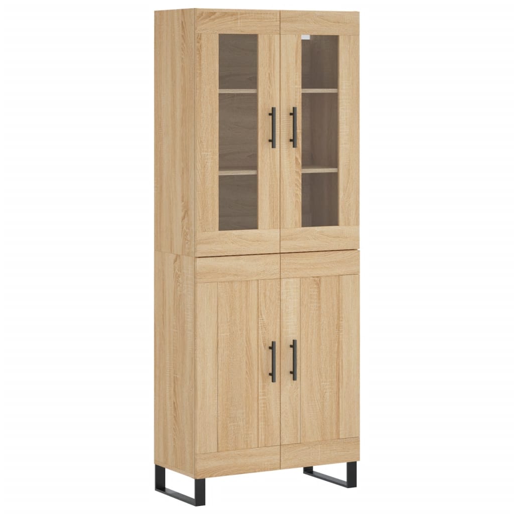 Skåp Sonoma Ek 69,5x34x180 cm