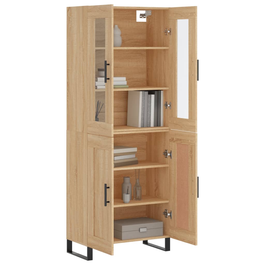 Skåp Sonoma Ek 69,5x34x180 cm