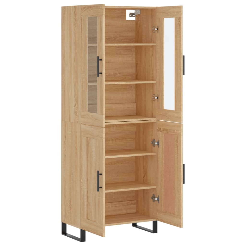 Skåp Sonoma Ek 69,5x34x180 cm