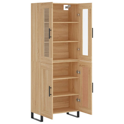 Skåp Sonoma Ek 69,5x34x180 cm