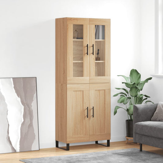 Skåp Sonoma Ek 69,5x34x180 cm