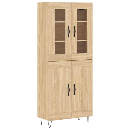 Skåp Sonoma Ek 69,5x34x180 cm