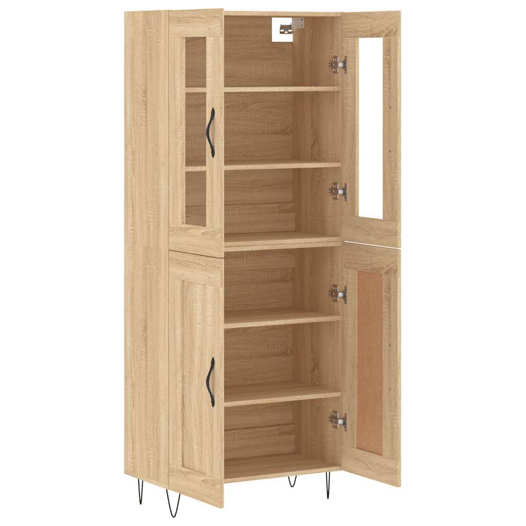 Skåp Sonoma Ek 69,5x34x180 cm