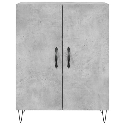 Skåp Betonggrå 69,5x34x180 cm