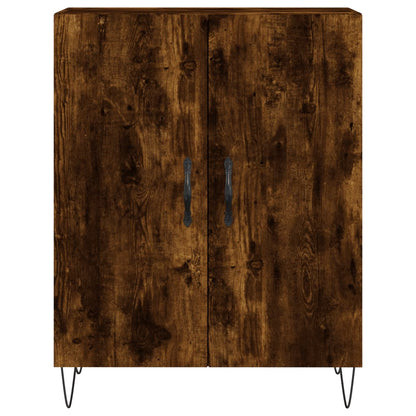 Skåp Rökfärgad Ek 69,5x34x180 cm