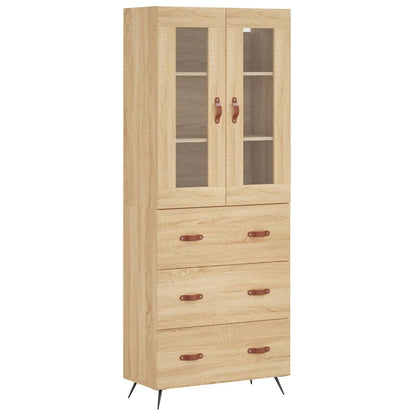 Skåp Sonoma Ek 69,5x34x180 cm