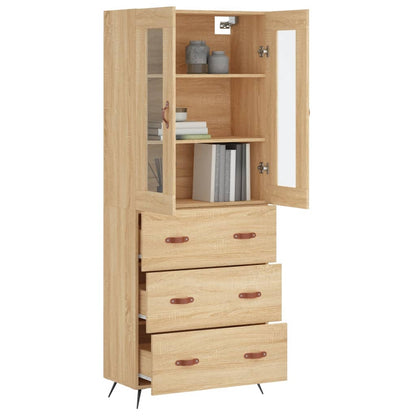 Skåp Sonoma Ek 69,5x34x180 cm