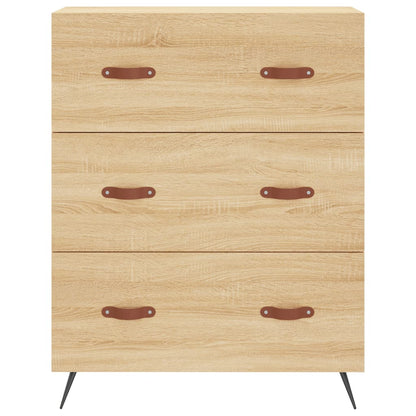 Skåp Sonoma Ek 69,5x34x180 cm
