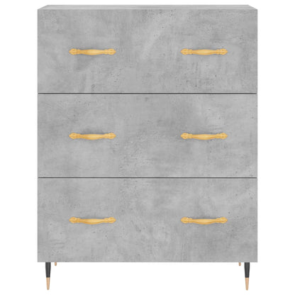 Skåp Betonggrå 69,5x34x180 cm