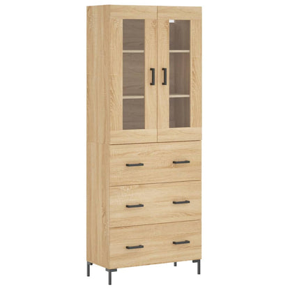 Skåp Sonoma Ek 69,5x34x180 cm