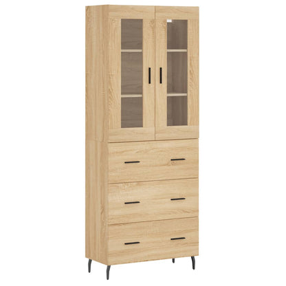 Skåp Sonoma Ek 69,5x34x180 cm