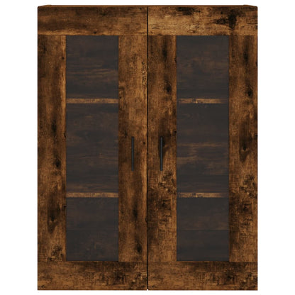 Skåp Rökfärgad Ek 69,5x34x180 cm