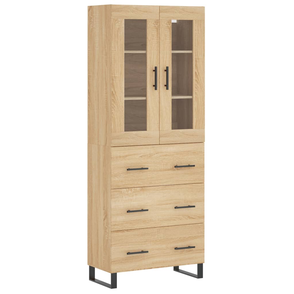 Skåp Sonoma Ek 69,5x34x180 cm