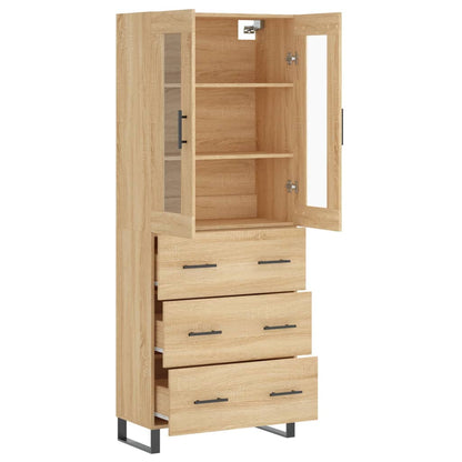 Skåp Sonoma Ek 69,5x34x180 cm
