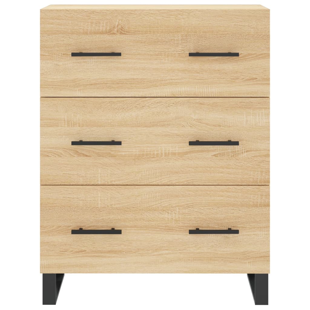 Skåp Sonoma Ek 69,5x34x180 cm