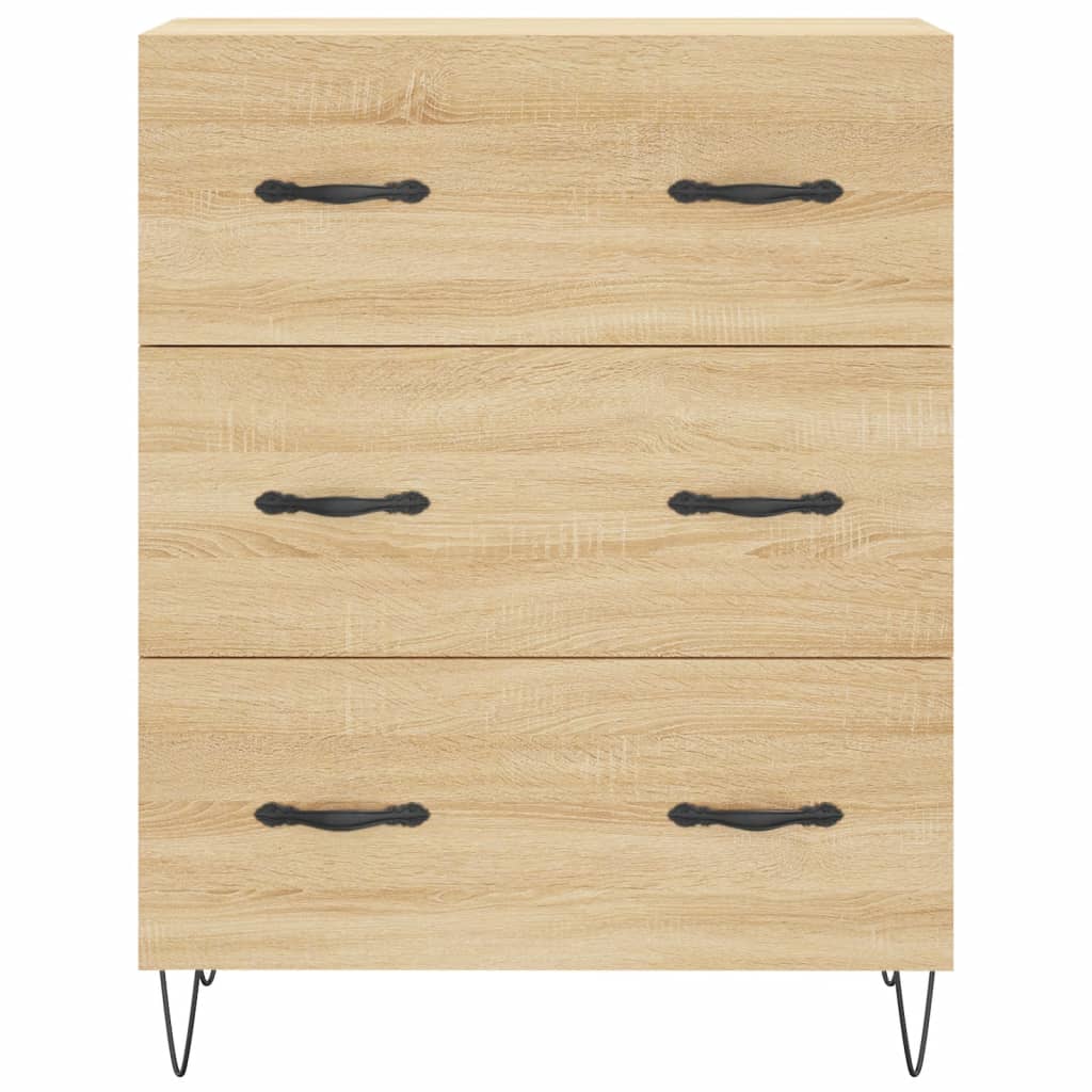 Skåp Sonoma Ek 69,5x34x180 cm