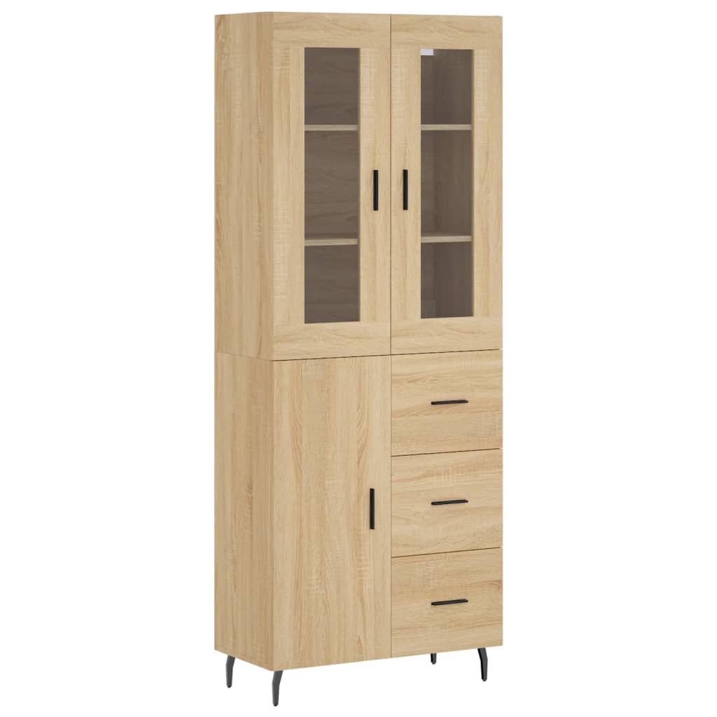 Skåp Sonoma Ek 69,5x34x180 cm
