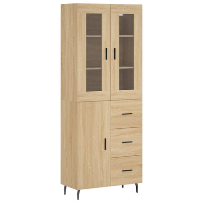 Skåp Sonoma Ek 69,5x34x180 cm