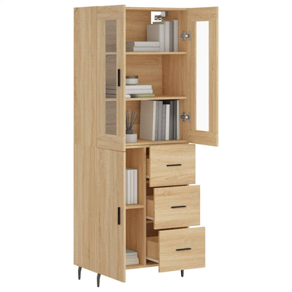 Skåp Sonoma Ek 69,5x34x180 cm