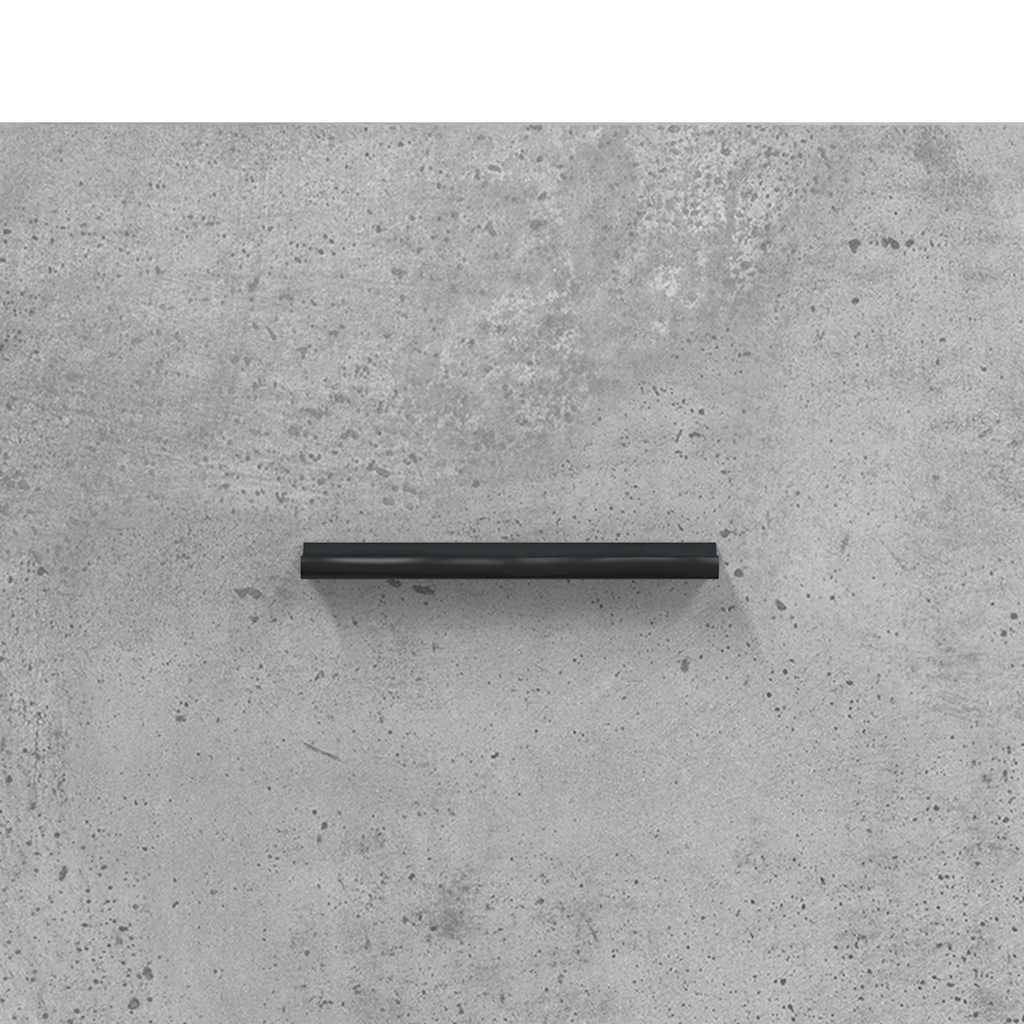 Skåp Betonggrå 69,5x34x180 cm