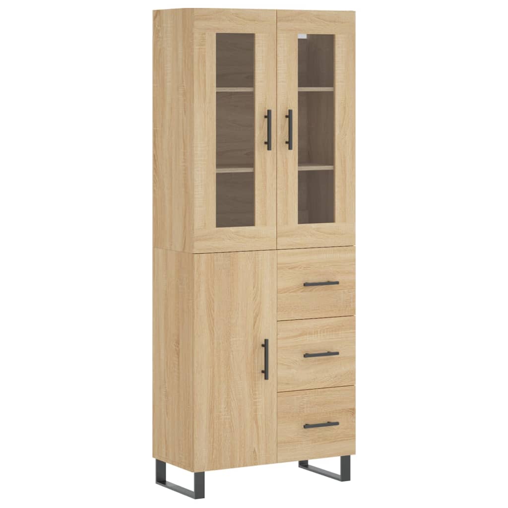 Skåp Sonoma Ek 69,5x34x180 cm