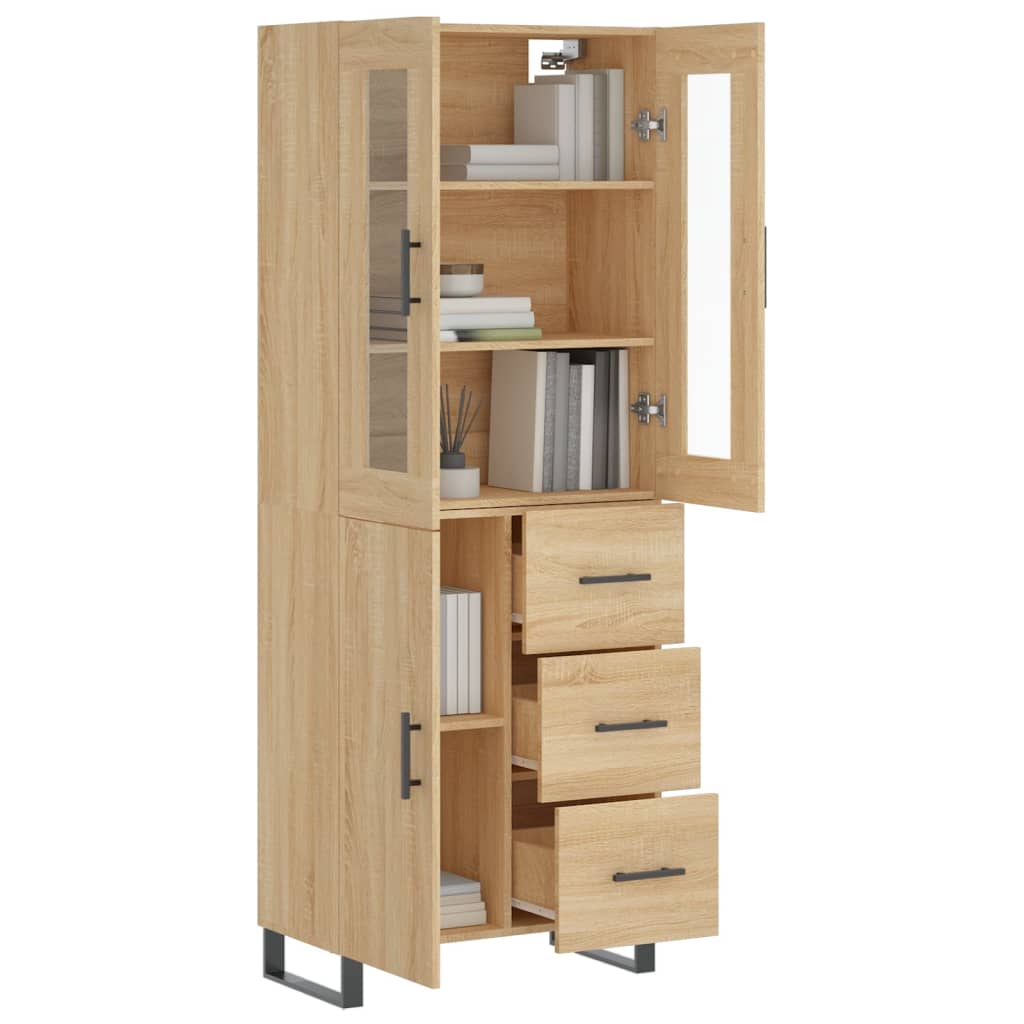 Skåp Sonoma Ek 69,5x34x180 cm