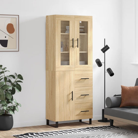 Skåp Sonoma Ek 69,5x34x180 cm