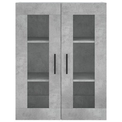Skåp Betonggrå 69,5x34x180 cm