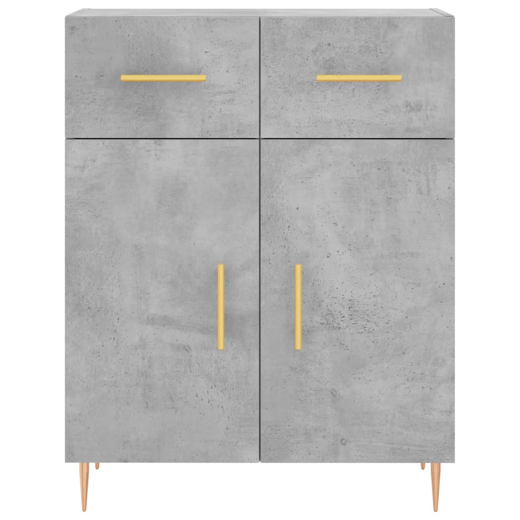 Skåp Betonggrå 69,5x34x180 cm