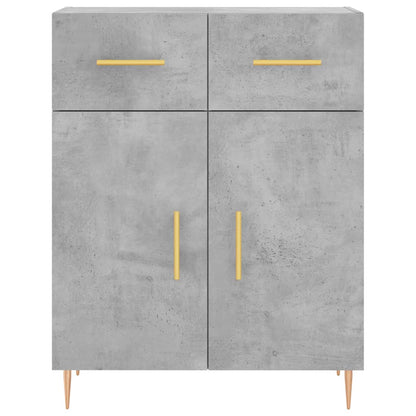 Skåp Betonggrå 69,5x34x180 cm
