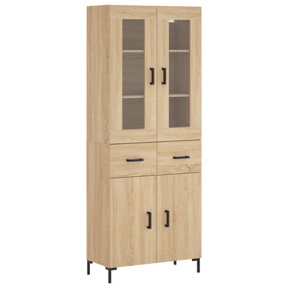 Skåp Sonoma Ek 69,5x34x180 cm