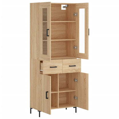 Skåp Sonoma Ek 69,5x34x180 cm
