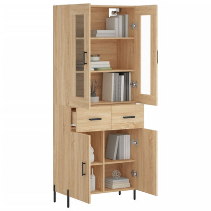 Skåp Sonoma Ek 69,5x34x180 cm