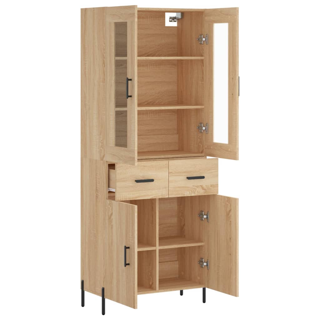 Skåp Sonoma Ek 69,5x34x180 cm