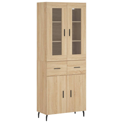 Skåp Sonoma Ek 69,5x34x180 cm