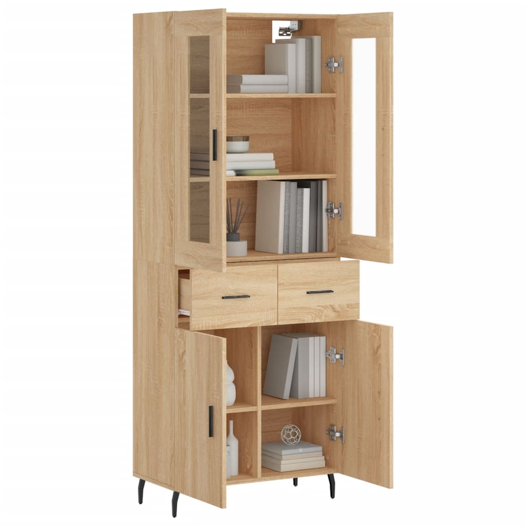 Skåp Sonoma Ek 69,5x34x180 cm